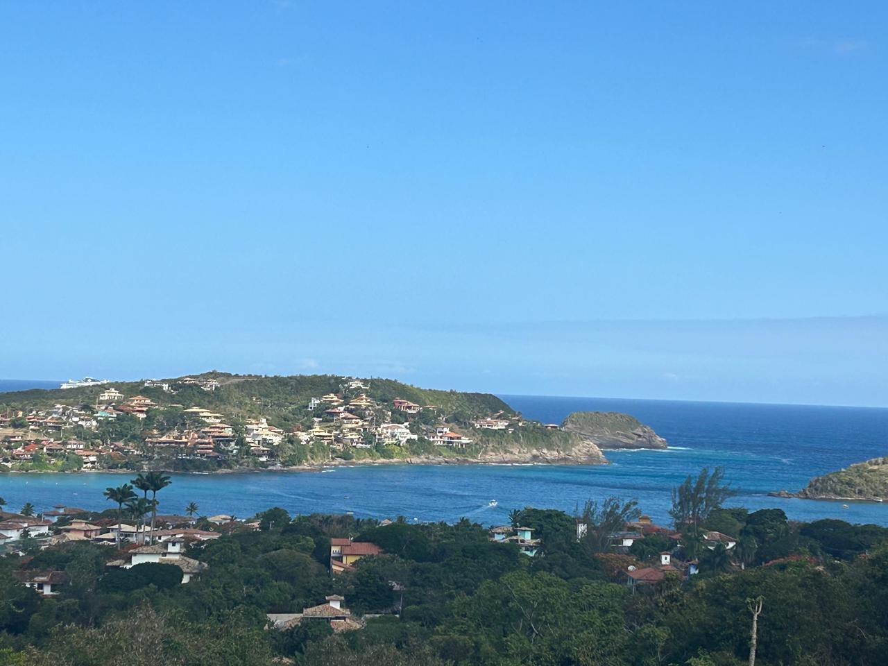 Vista da suíte master para a Praia da Ferradura, Búzios